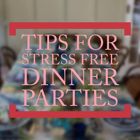 How to host a stress free dinner party with tips and tricks from Sophie Williamson Fabrics