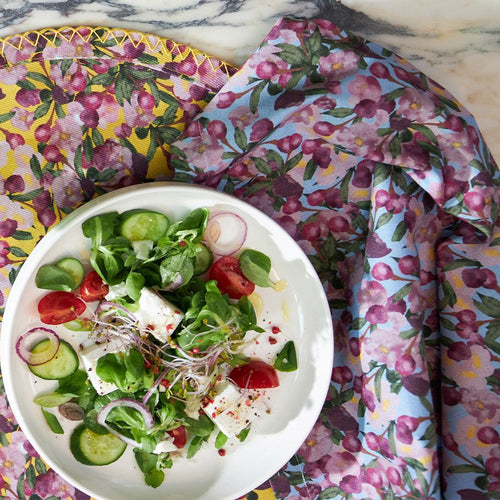 6 Napkins Romance is Dead Blue - Sophie Williamson Design