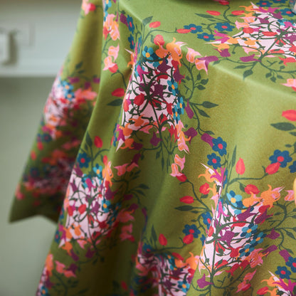 Tablecloth Blumen Green - Sophie Williamson Design