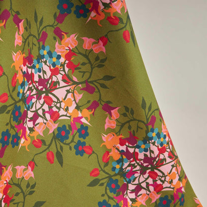 Tablecloth Blumen Green - Sophie Williamson Design