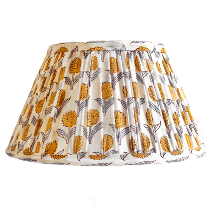 Pleated Lampshade in Stephanie Print - Sophie Williamson Design