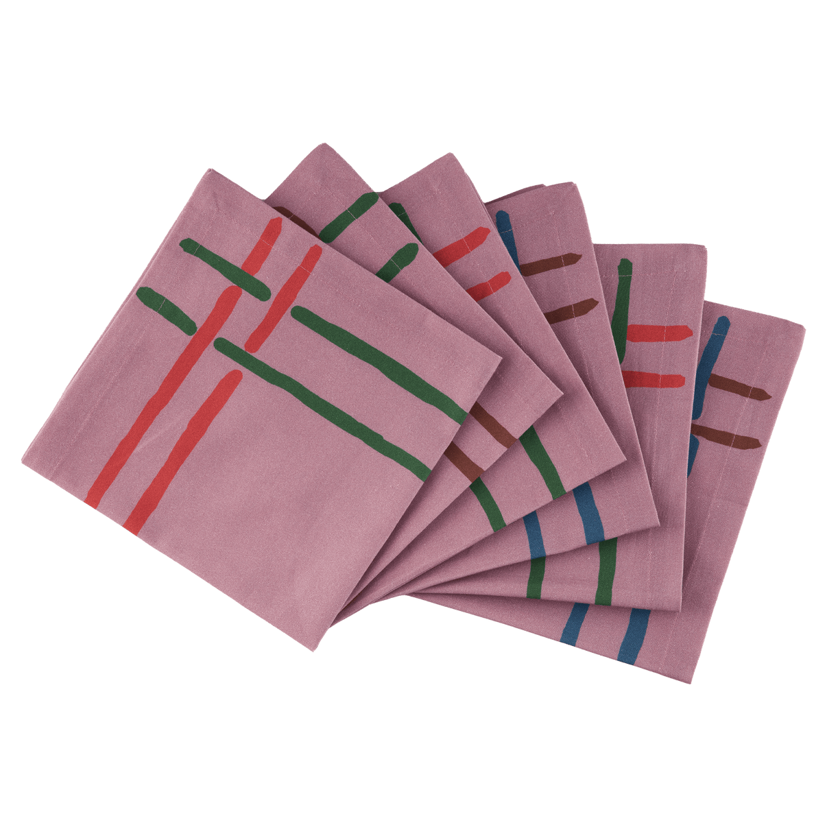 6 Napkins La Vie en Rose Sophie Williamson Design