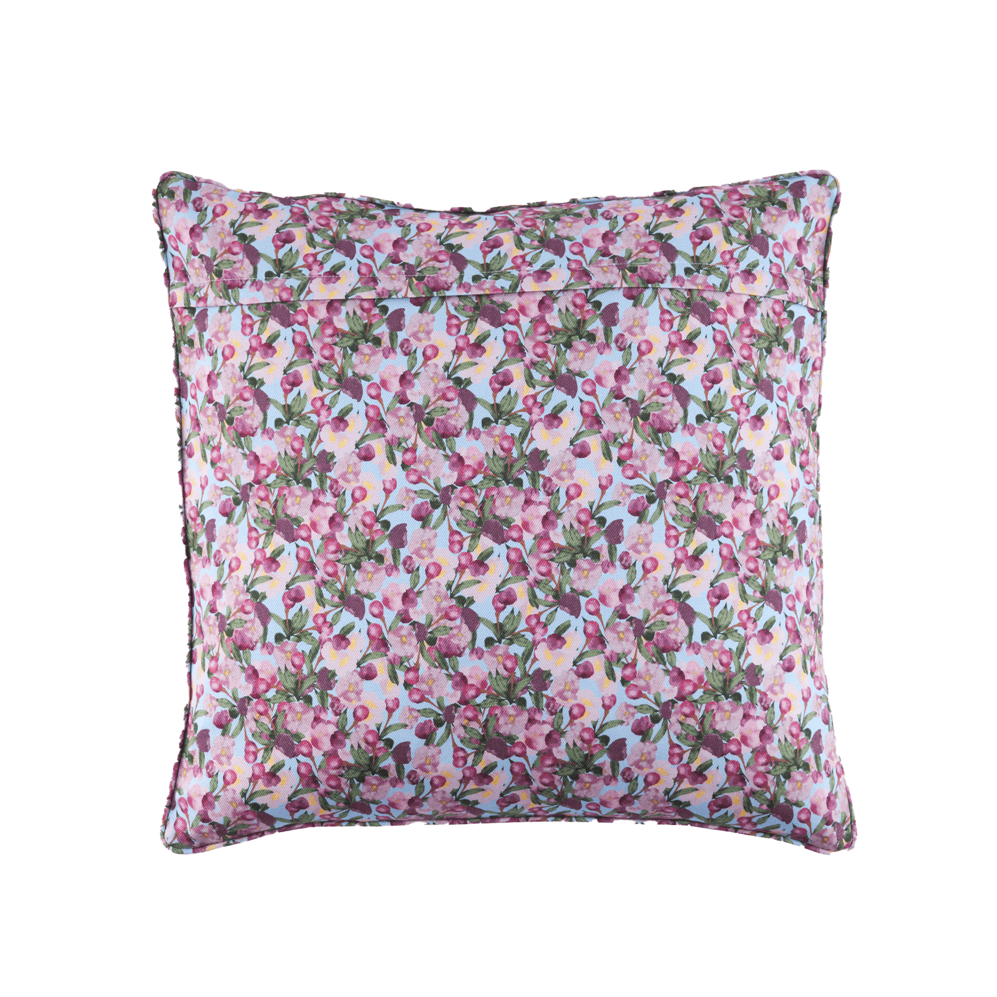 Square Pillow Cover Romance is Dead Blue - Sophie Williamson Design