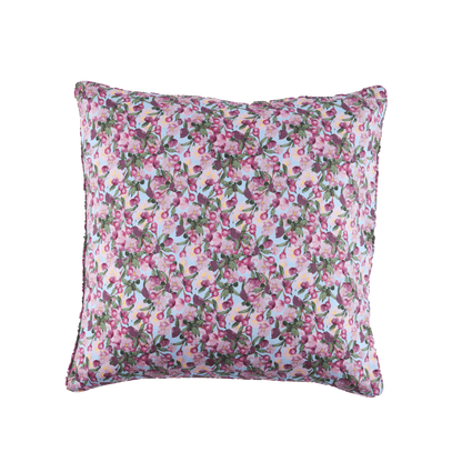 Square Pillow Cover Romance is Dead Blue - Sophie Williamson Design