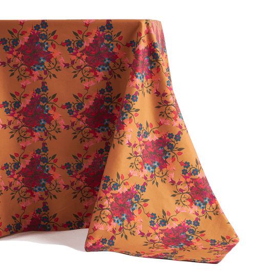 Tablecloth Blumen Orange - Sophie Williamson Design