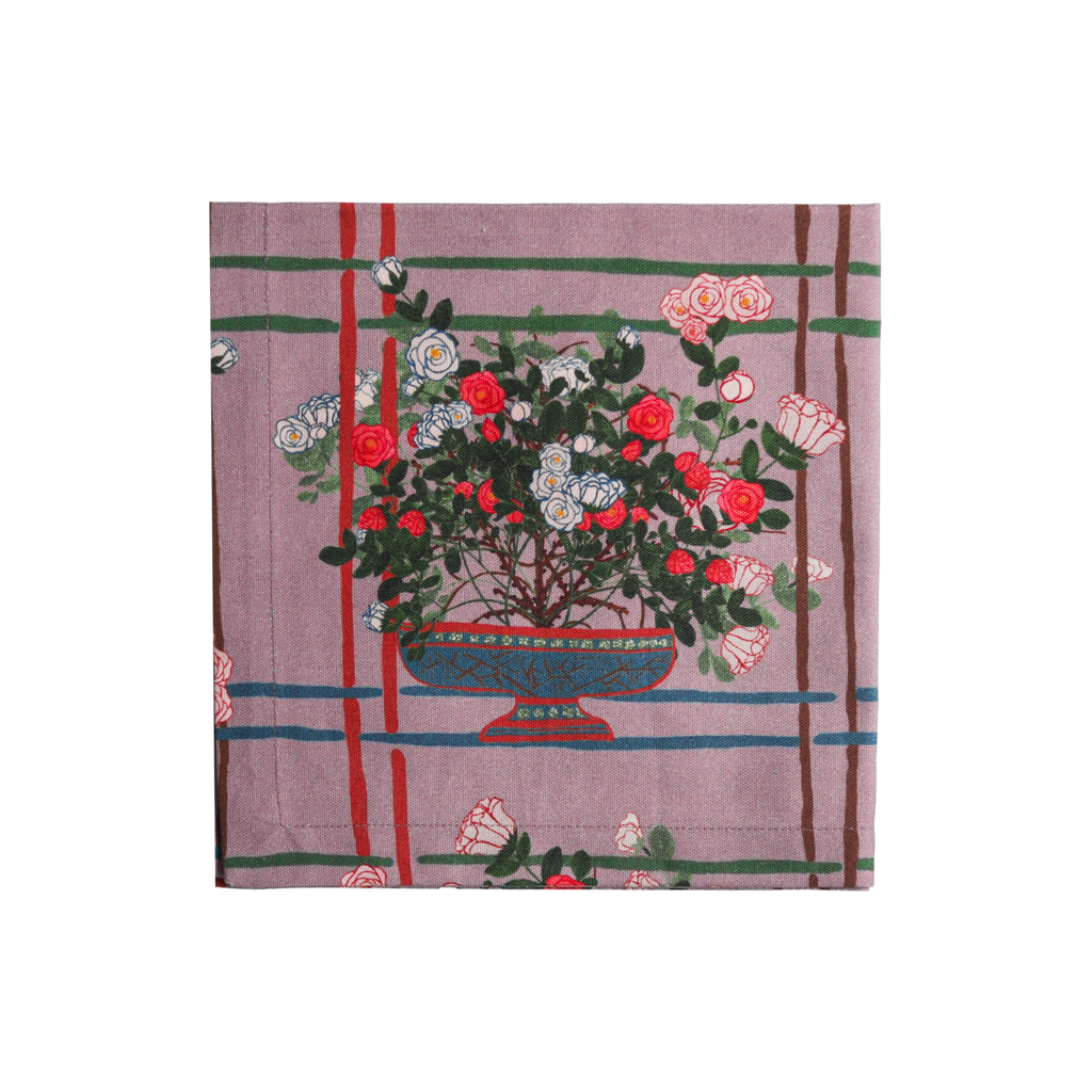 6 Napkins La Vie en Rose Offcut Version