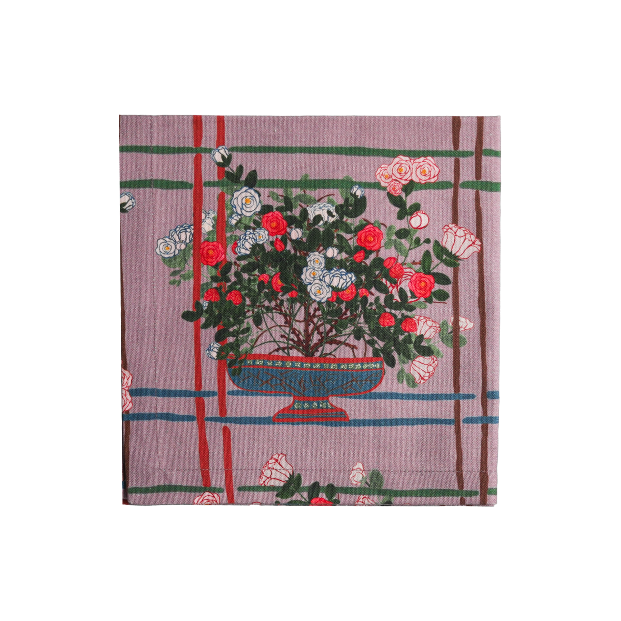 6 Napkins La Vie en Rose Offcut Version