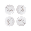 Ribbon Dessert Plates
