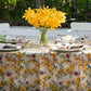 Organic Linen Tablecloth in Saint Valentine - Sophie Williamson Fabrics
