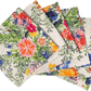 6 Organic Linen Napkins in Dramatic Iris