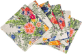 6 Organic Linen Napkins in Dramatic Iris - Sophie Williamson Design