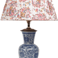 Pleated Lampshade in Paisley Pink