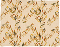 6 Organic Linen Placemats in Red Palm - Sophie Williamson Design