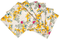 6 Organic Linen Napkins in Saint Valentine - Sophie Williamson Design