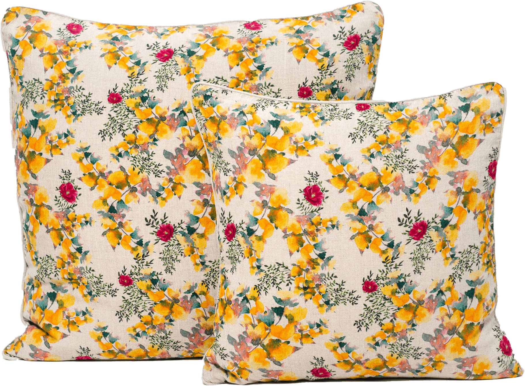 Organic Linen Pillow Cover in Saint Valentine - Sophie Williamson Design