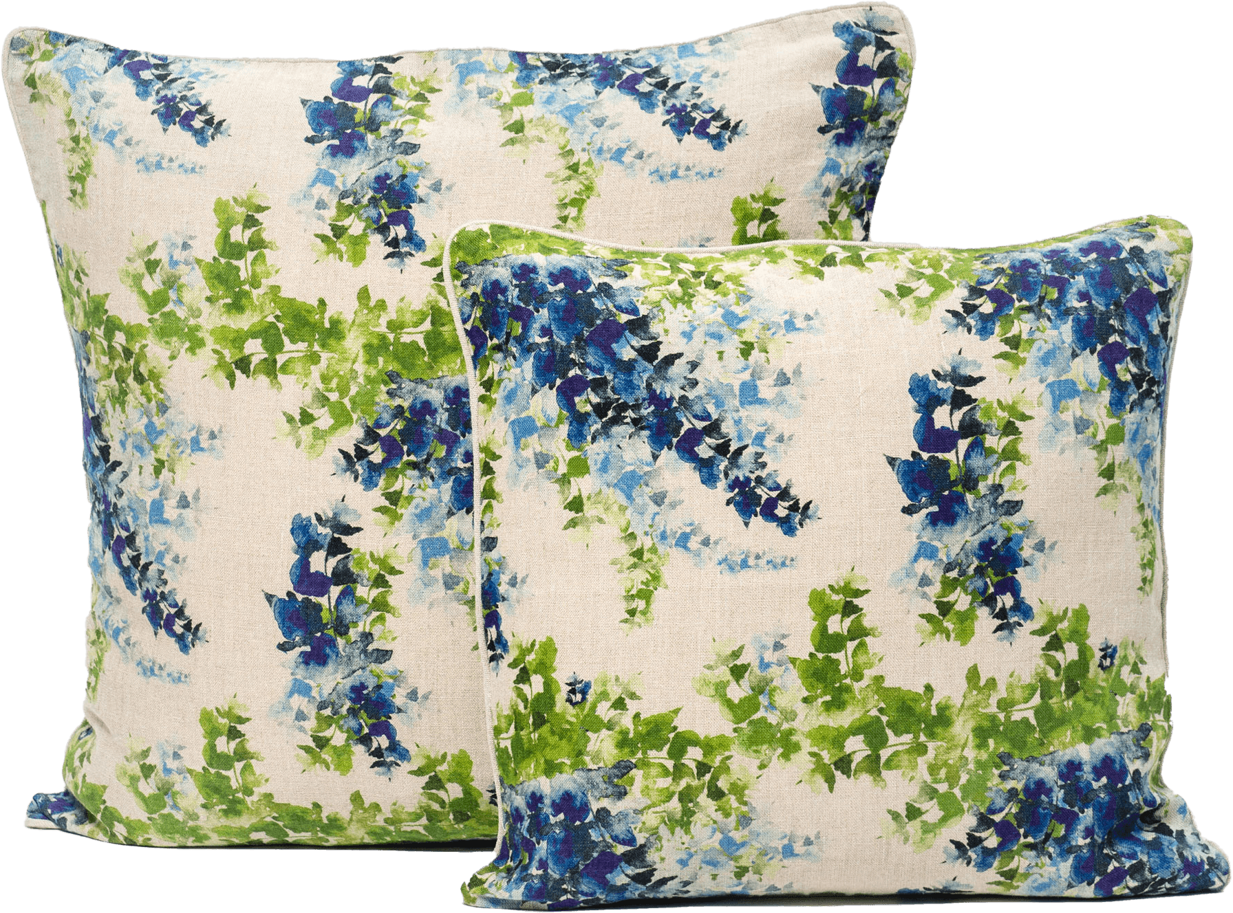 Organic Linen Pillow Cover in Wisteria Lane - Sophie Williamson Design