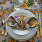 Organic Linen Napkins in Saint Valentine - Sophie Williamson Fabrics